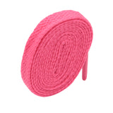 Weiou  Support Custom Design for Sneaker Shoes 98 Colors Optional 8mm Width Flat Cotton Fabric Mesh Shoelaces