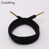 8mm Premium Flat Denim Shoelaces Metal Aglet Classic Laces Customize Your Kicks Blue Black