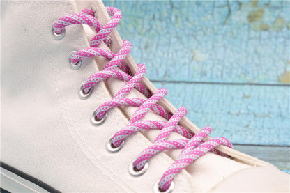 4.5MM Round shoestring High Quality Polyester Shoelaces For Women Sneaker 2021 Tennis Running Sport