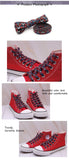 Wild Printed Boot Laces Flat Single Layer Network Printing Shoelaces Korean Version For Men Women