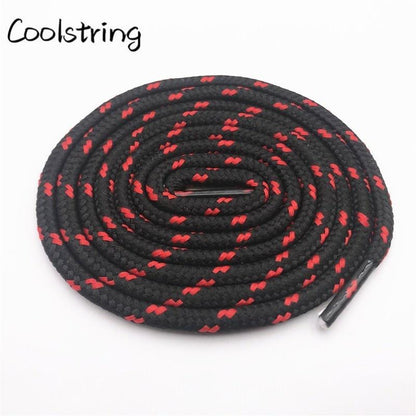 0.45cm Outdoor Unisex Casual Round Striped Sports Shoelace With Dots Bootlaces Shoestrings For Dorky