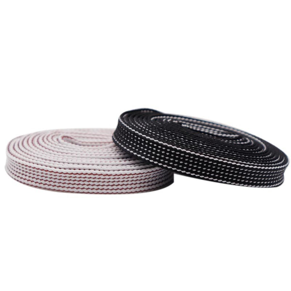 Weiou Manufacturer Hot Sale Special Design No Easy to Fade Various Style Flat Polyester Two-Color Shoelaces For Shoes