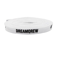 8MM Double Layer Stronger Polyester Shoelaces "DREAMQREW" Letter Printing Unisex For Canvas Boots