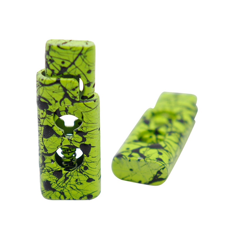 Weiou Manufacturer Shoe Accessories No Tie Free Shoelaces Fluorescent Green Metal Shoe Lace Buckle Match All of Kind Shoes