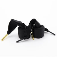 22MM Shoe Decoration Wide Ribbon Silky&Supple Shoelaces With Plastic Tip Women Boots Promotional