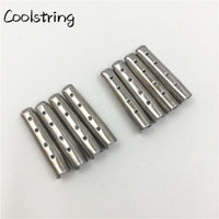 4pcs/set 3.8*22mm bullet metal aglets Shoe Lace Tips Replacement Head for Shoestrings Clothes