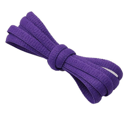 Weiou New Pure Color Oval Cotton Ropes 6MM Blue Purple Shoelaces Authentic Polyester Premium Cords