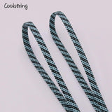 0.7cm Outdoor Trainer Shoestring Exclusive Polyester Flat Twill Checkered Laces Sneakers Replacement