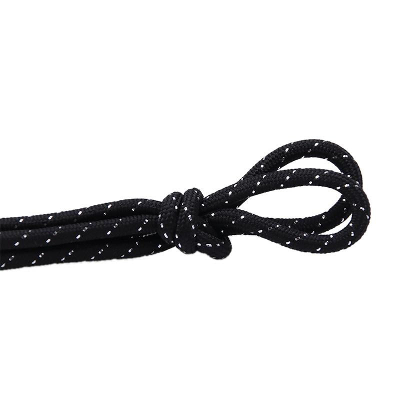 4.5MM Black Silver Round Ropes 60-180CM Laces For Free Selection Cheaper Cords For Hiking Boots