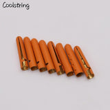 4 Latchet Fluorescent Yellow Orange Painting Metal Tips For Shoelace Drawstring Clothing Hoodie DIY