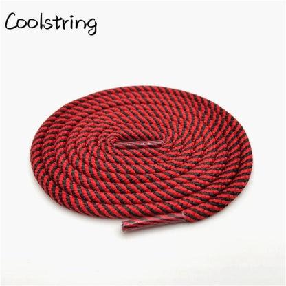 New Polyester Promotional Shoelaces 2 Colors Mixed Outdoor Sports Shoestrings Skating Bootlaces