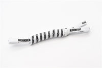 8MM Double Layer Stronger Polyester Shoelaces "DREAMQREW" Letter Printing Unisex For Canvas Boots