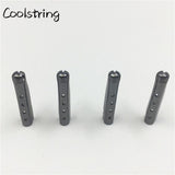 4pcs/set 3.8*22mm bullet metal aglets Shoe Lace Tips Replacement Head for Shoestrings Clothes