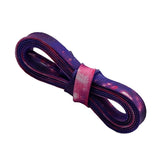 8MM Starry Purple Heat Transfer Printing Shoelace Hot Pressing Cotton Laces 2021 New Arrival For