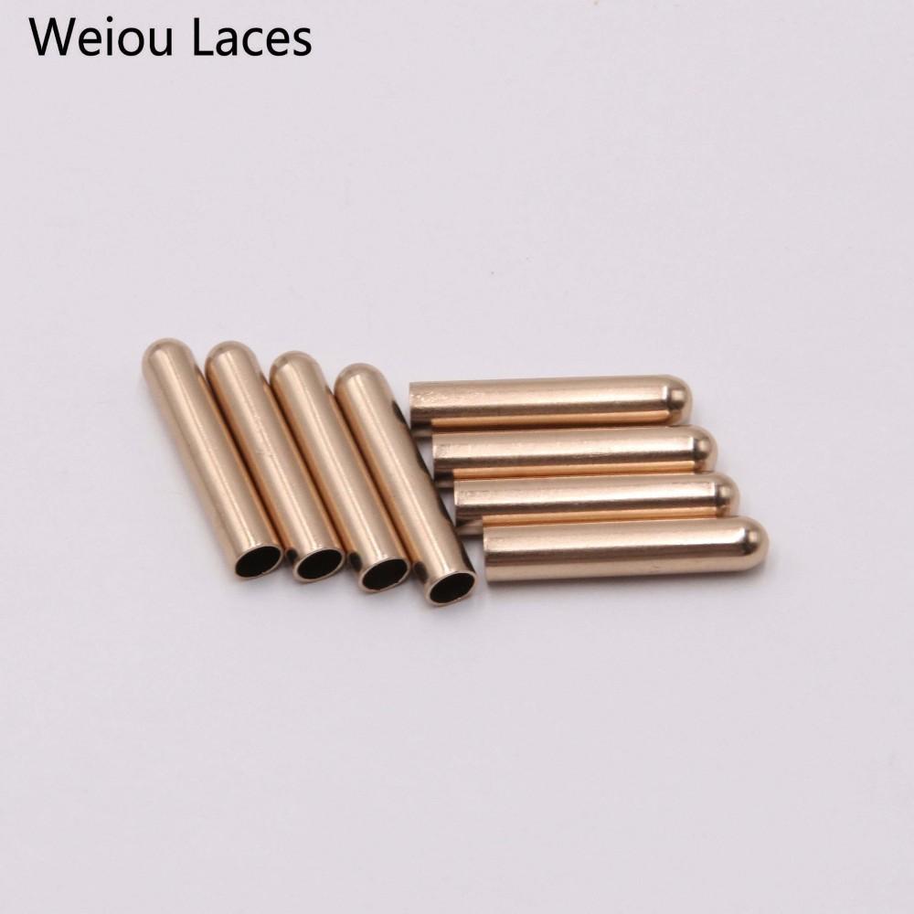 Weiou 20pcs 4.3x22mm Shoes Accessories Diy Shoelaces Shoe Lace Tips Unsex Women Replacement Head For