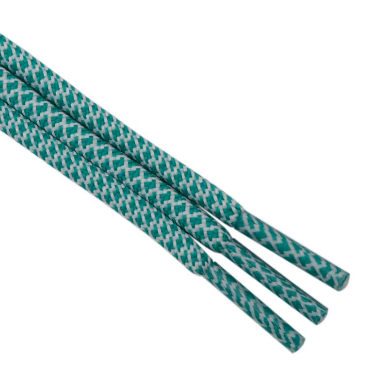 Weiou Laces Top Shoe Accessories 4.5MM Durable Affordable Cyan Blue Green Polyester Ropes Picnic