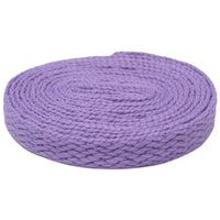 Weiou Wholesale Shoe Accessories Support Custom Length And Color Cheap 8mm Width Flat Cotton Fabric Mesh Shoelaces