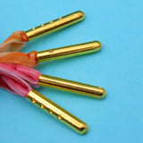 1.27CM Fluff Velvet Single-sided Cashmere Shoecords Golden Metal Aglets Yellow Beige Brown Pajamas