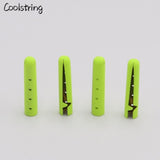 New 4pcs/Set 4-23mm Fluorescent Yellow Orange Painting Metal Tips For Shoelace Drawstring Clothing