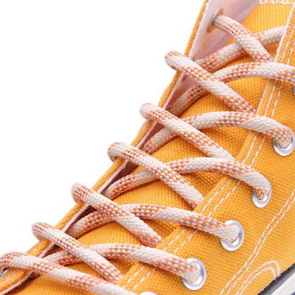 Weiou New Personality Shoelaces 5MM Round Polyester Five Twill Laces Unisex Cool Shoestrings For