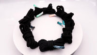 Colorful Full Coverage Epoxy Rubber Hoodie Laces Pure Fruit Colour Shoe Ropes Anti-Slip & Stable