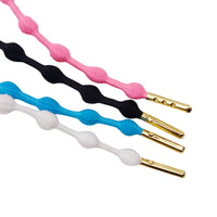 Weiou Manufacturer Elastic Fashion Pea Style Shoelaces Fashion No Tie shoelaces