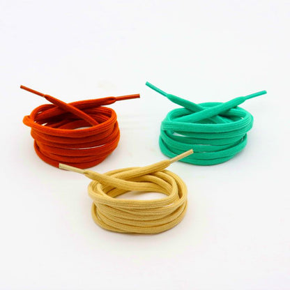 Weiou 60-180CM Easy Laces Classic Shoe Accessory 6MM 7 Colours For Canvas Boots Double Layer