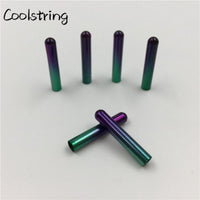 4pcs/Set New 3.8x22mm Gradient Seamless Electric Plating Painted Metal Tips Replacement Bullet Head