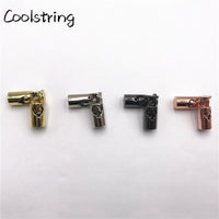 2pcs/Set METAL Cord Locks Spring Stopper Toggle Lock Ends Shoe Buckle Stoppers Shoelaces Rope Alloy