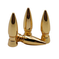 Weiou Manufacturer Metal Shoe Accessories Draw Cord Tips Golden Bullet Alloy-Metal Head Shoe Decoration