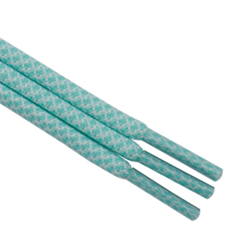 Weiou Laces Top Shoe Accessories 4.5MM Durable Affordable Cyan Blue Green Polyester Ropes Picnic