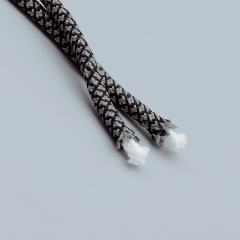 Weiou 4.5MM Simplicity Laces White Grey Normal Polyester Ropes Nice Environmental Protection