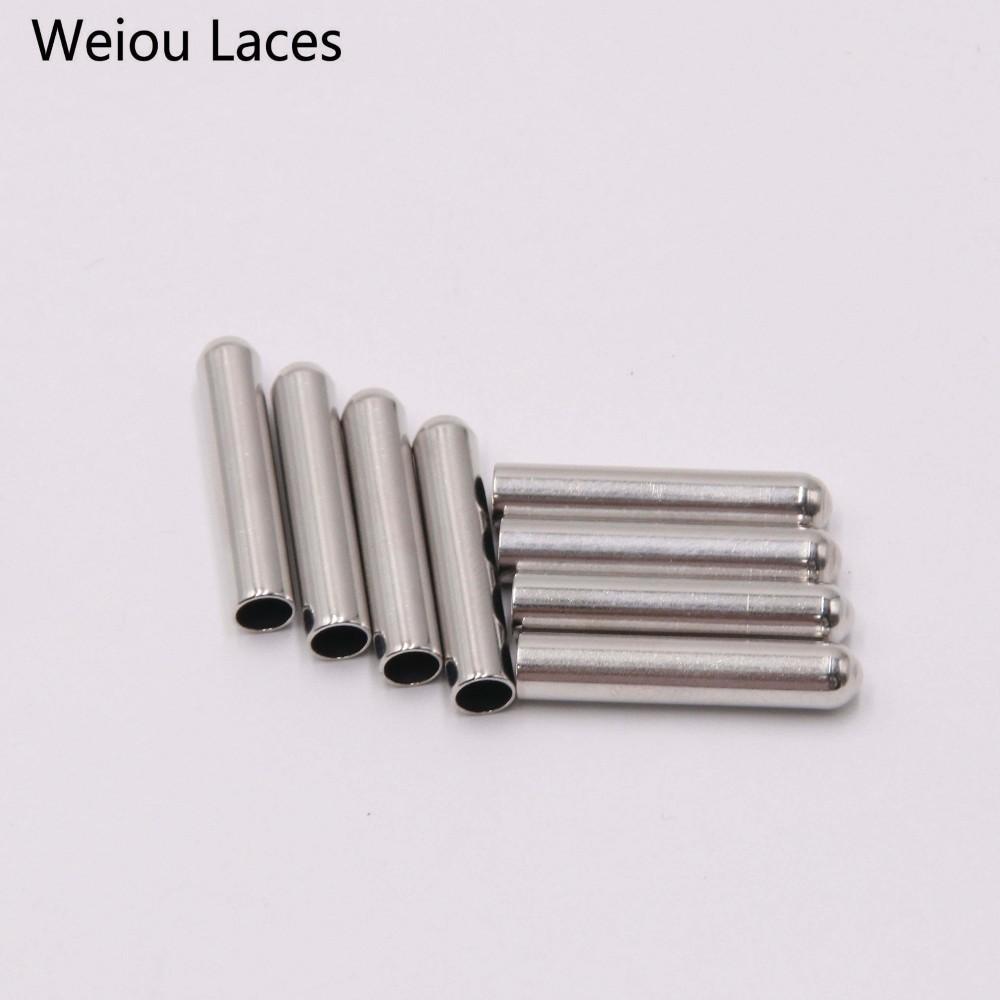 Weiou 20pcs 4.3x22mm Shoes Accessories Diy Shoelaces Shoe Lace Tips Unsex Women Replacement Head For