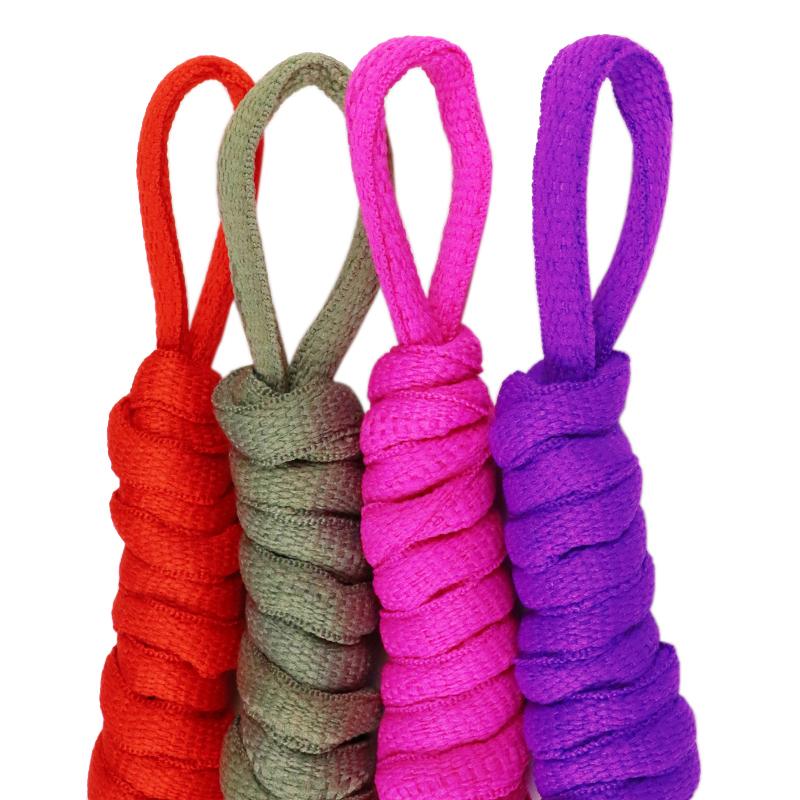 Weiou Sports Durable 8.5MM Oval Wide Rope Red Gray Purple Pink Solid Color Hiking Strings For