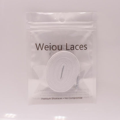 Weiou Double Polyester Silk Screen Luminous Laces Night Glow Strings With Black Japanese Katakana