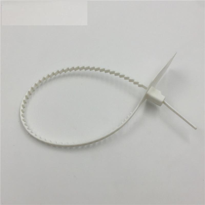 35cm PP Zip Tie Men Women Snaeker 2021 White Logo Decoration Disposable Plastic Seals Causal Shoes