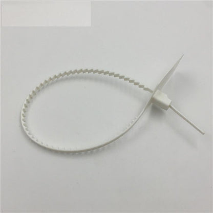 35cm PP Zip Tie Men Women Snaeker 2021 White Logo Decoration Disposable Plastic Seals Causal Shoes