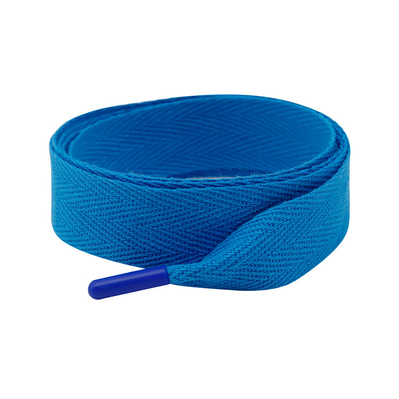 Weiou manufacturer silk shoelace herringbone belt with plastic buckle support customized metal or plastic buckle