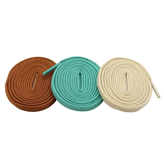 Weiou 60-180CM Easy Laces Classic Shoe Accessory 6MM 7 Colours For Canvas Boots Double Layer