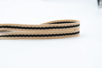 7MM Casual Shoelaces Beige&Black Blue&Red Double Color Combination High Quality Men Women Sneaker