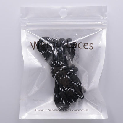 Weiou Laces 4.5MM Polyester Normal Ropes Eco-Frendly Material Strong String Accessory Black White