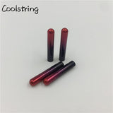 4pcs/Set New 3.8x22mm Gradient Seamless Electric Plating Painted Metal Tips Replacement Bullet Head