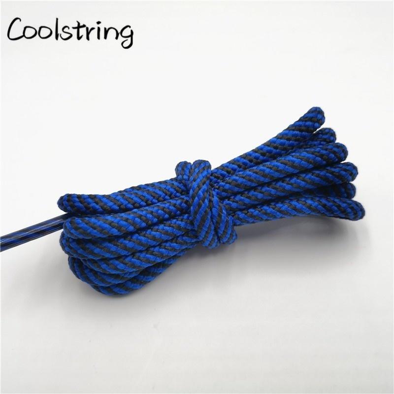 New Polyester Promotional Shoelaces 2 Colors Mixed Outdoor Sports Shoestrings Skating Bootlaces