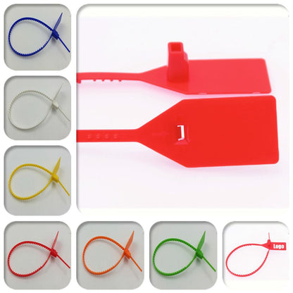 35cm PP Zip Tie Men Women Snaeker 2021 White Logo Decoration Disposable Plastic Seals Causal Shoes