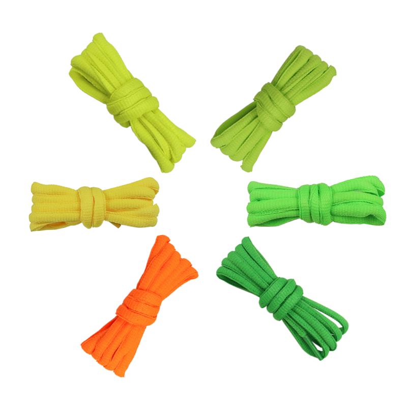 Weiou 8.5MM Bright Polyester Cotton Ropes For Hoodie Hat Pretty Green Yellow Solid Colorful Oval