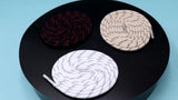 4.5MM Double Color Plaid Pattern Ropes With Plastic Tip Cheaper Shoelaces Clothing Polyester Hat