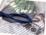 3MM 100% Waxed Round Shape Polyester Thiny Shoelaces Waterproof Swimming Pants Ropes Solid Color