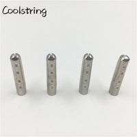 4pcs/set 3.8*22mm bullet metal aglets Shoe Lace Tips Replacement Head for Shoestrings Clothes