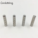 4pcs/set 3.8*22mm bullet metal aglets Shoe Lace Tips Replacement Head for Shoestrings Clothes