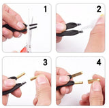 4pcs/set Luxury 5.6-26mm Mirror Polishing Shoelaces Metal Tips DIY Round Bullet Aglets Screw On